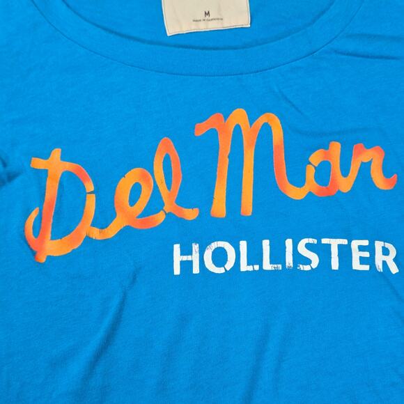 Hollister Co Wom Sz Medium Del Mar Surf Team Y2K 2000s Long Sleeve Top Teen EUC - Picture 7 of 9